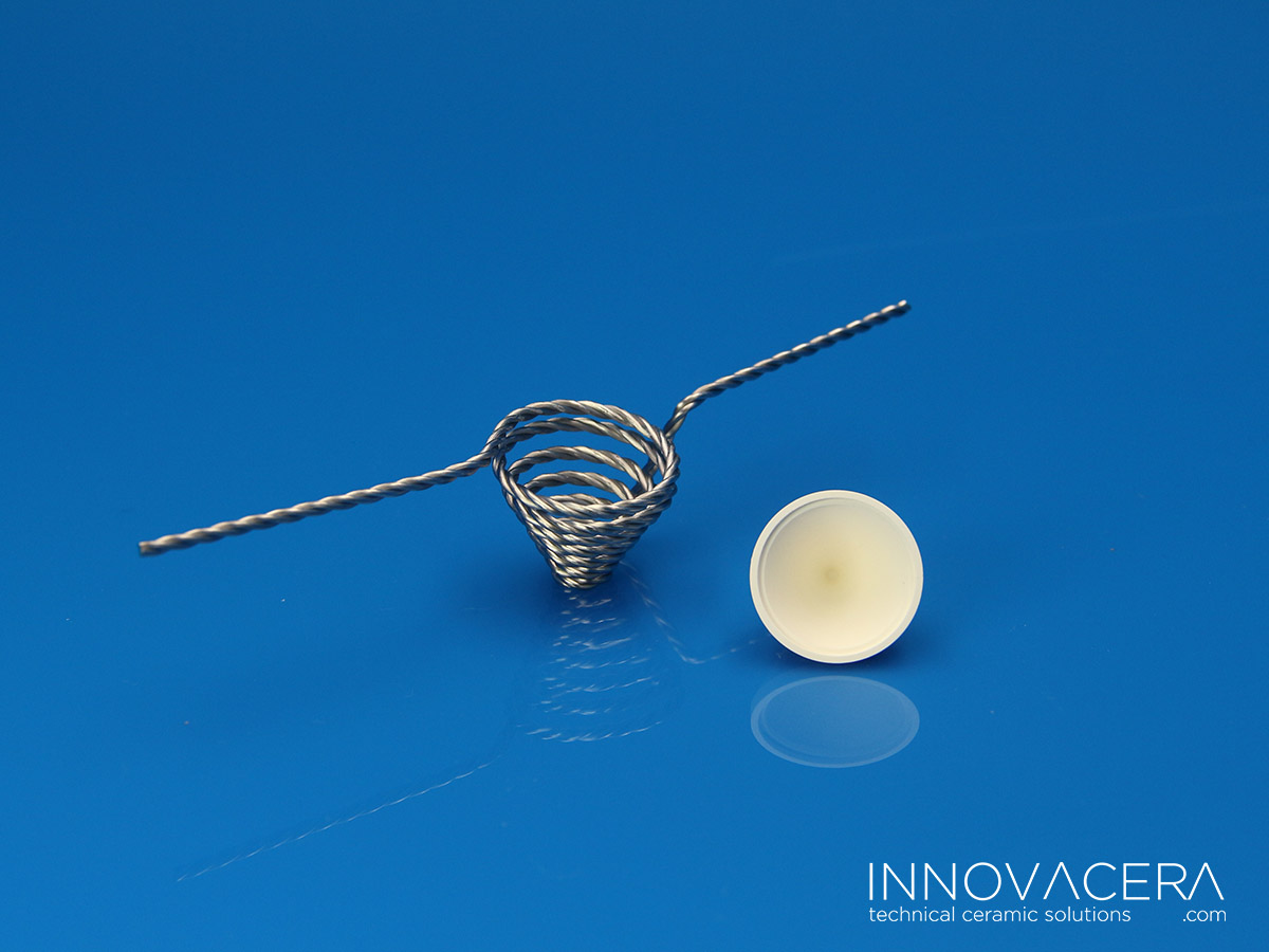 0.25-3ml Boron Nitride Evaporation Boat With Tungsten Basket