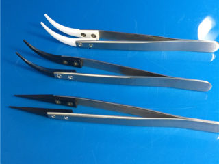 White And Black Zirconia Ceramic Tweezers