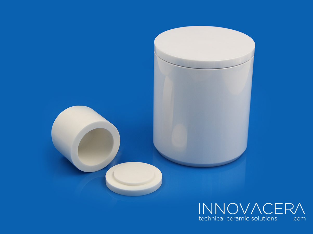 Yttria Stabilized Zirconia Jar with Lid for Grinding Extremely Fine Powder in Mineral Dressing Processes