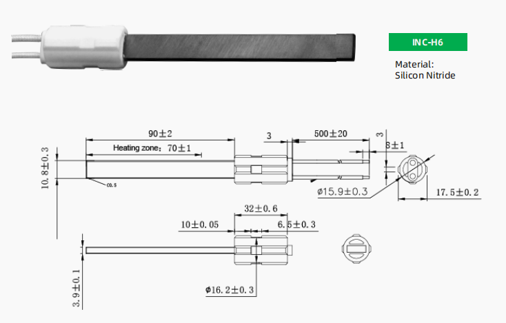 窒化ケイ素イグナイター仕様